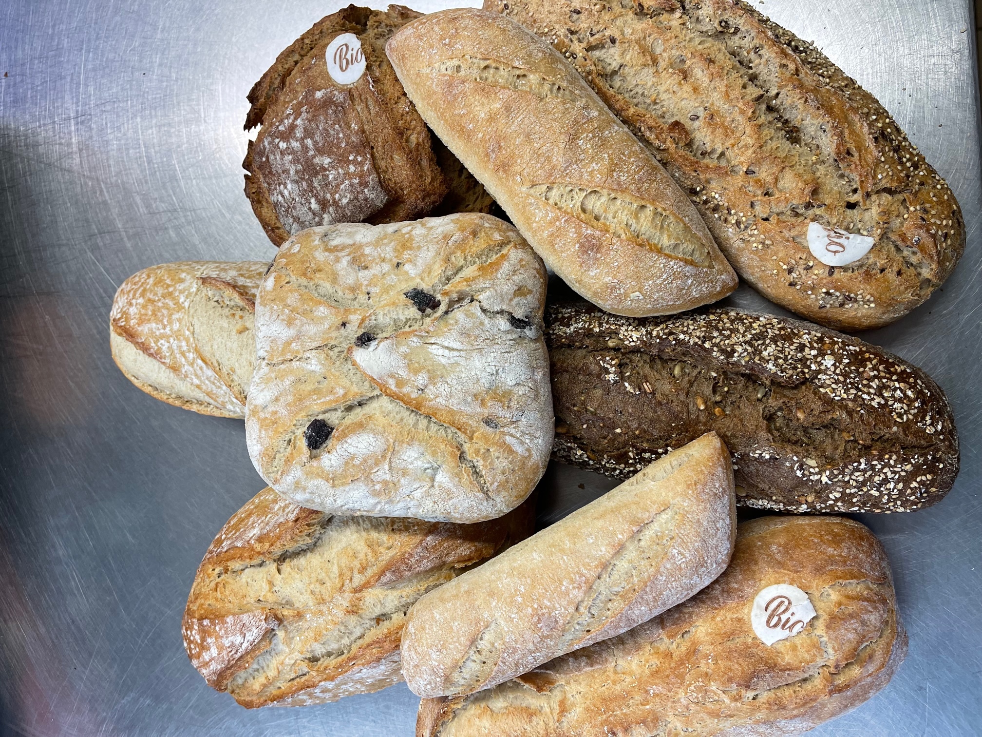 Home baked Artisan bread at Beaulieu Farm Shop
