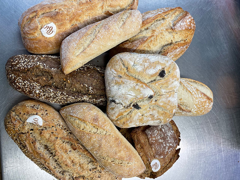 Artisan breads baked at Beaulieu Farm Shop